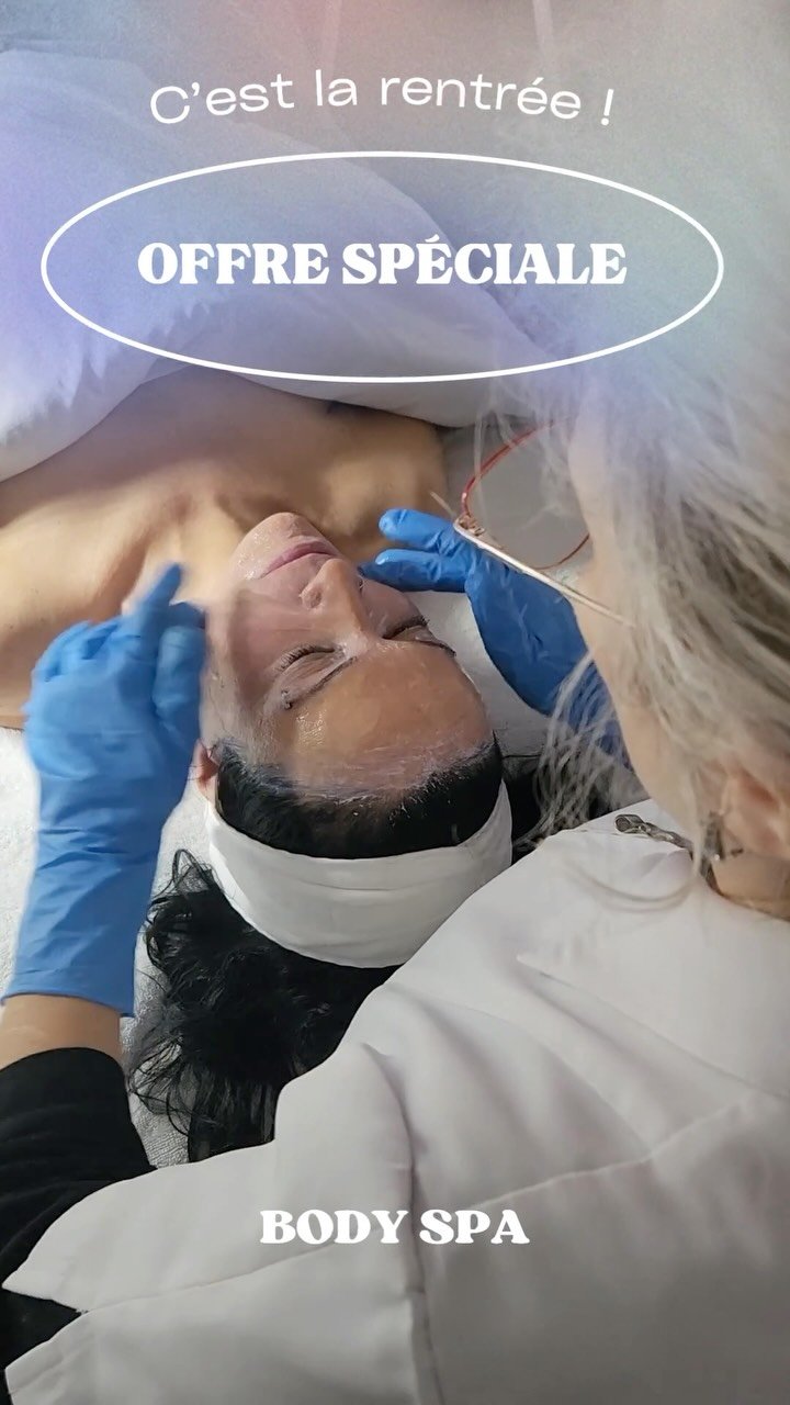 ✨ La rentrée, c’est aussi le moment de prendre soin de soi !✨
Envie de retrouver une peau fraîche, lumineuse et en pleine forme après l’été ? ☀️

Pour la rentrée, faites-vous plaisir avec notre offre spéciale :
🤍 20% sur l’achat de 2 soins du visage personnalisés !

⏰ Mais ne tardez pas : l’offre est valable jusqu’au 6 septembre seulement ! 

Une bonne occasion de prendre soin de votre peau maintenant… et de prévoir déjà votre prochain moment pour vous. ✨

📍 Body Spa Montréal
💌 Réservez votre offre via le lien en bio.

#soinvisage #promotionmontreal #skincaremtl #estheticiennemontreal #selfcare peausaine montrealbeauty soinvisage rentree